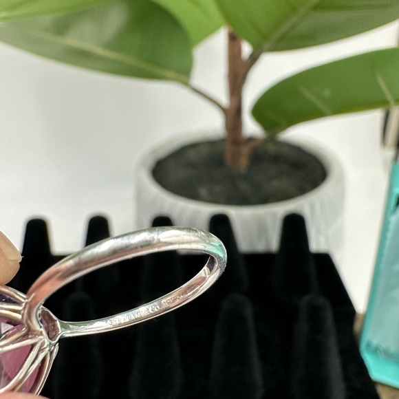 TIFFANY & CO Sparkler Amethyst Sz 7 with COA - Picture 4 of 11